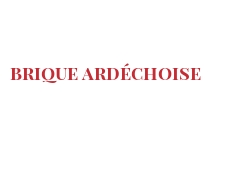Cheeses of the world - Brique ardéchoise